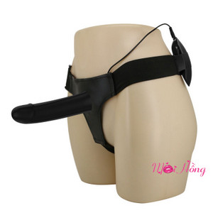 Dương vật dây đeo rỗng ruột có rung 